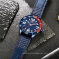 MINI FOCUS 0155 G Military Sport Men Watches Fashion Top Luxury Brand Quartz Auto Calendar Leather Wristwatch